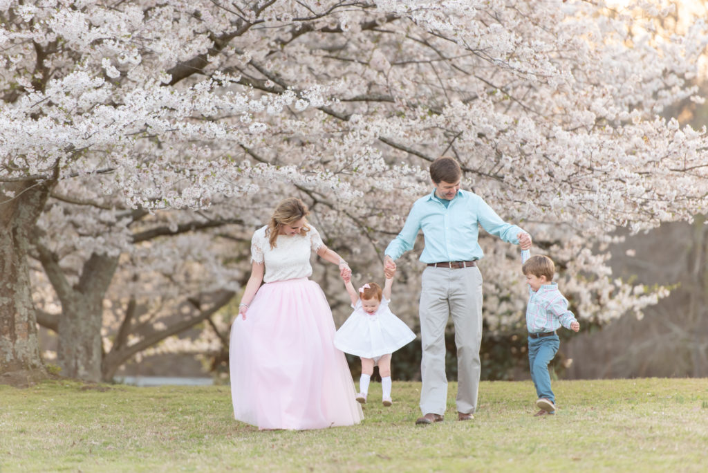 Cherry blossom family session
